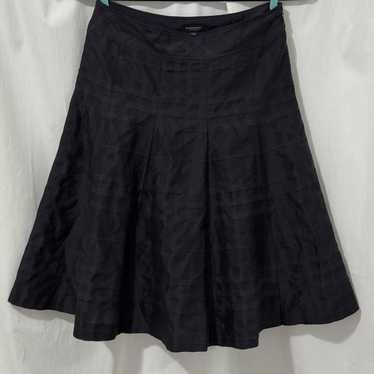 ワンピース BURBERRY Women Mid Skirts 8083033 A7680 MONOCHROME Black Burberry Brit Womens Black Wool BLEND Zipper Midi Skirt Size