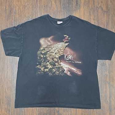 Ｇ*Ｐ様 90s KORN FOLLOW THE LEADER giant Vintage KORN Band XL Follow Leader 90s Metal Rock Single