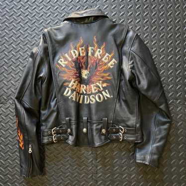 Vintage Harley Davidson Leather Jacket - Gem