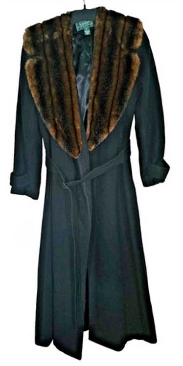 Vintage faux fur coat ralph lauren - Gem