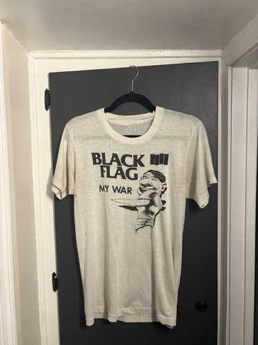 トップス 80's BLACK FLAG Black Flag Vintage 1980 - 1980s Band Punk Rock Shirt 80s