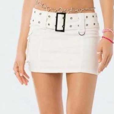 Edikted Women's Skirt - White - XS – Edikted whit… - image 1