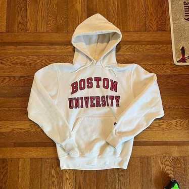 Champion Boston University スウェット mens-champion-scarlet-boston-