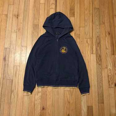 【IONSEOUL】Hysteric Crop Hood 4JH454 Hysteric glamour hoodies blue - Gem