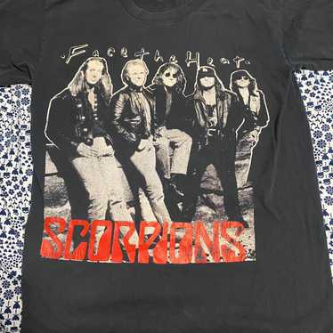 古着バンドTシャツ　ロックT  SCORPIONS 90-91TOUR Lサイズ The scorpions band t - Gem