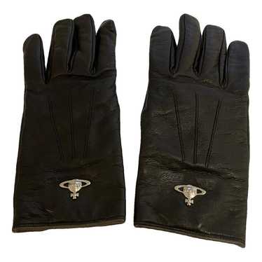 【Vivienne Westwood】 Embroidery Cashmere Wool Gloves W) Vivienne Westwood Orb Logo Embroidery Cashmere Wool