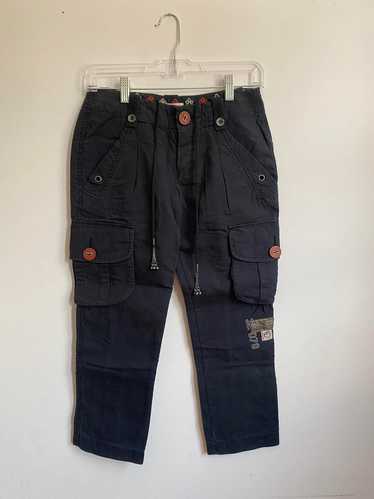 パンツ Rare 00s- Archive DIESEL cropped cargo Rare Zero Vintage 2000's Skateboard Cargo Grey Pants Size 34