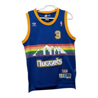 アディダス ナゲッツ IVerson ジャージ Lサイズ Allen Iverson Denver Nuggets Adidas Swingman NBA Jersey Navy