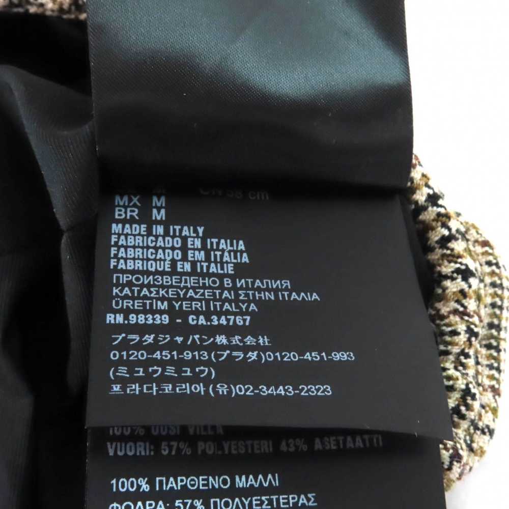 Miu Miu Miu Miu Miu Miu Glen check pattern Beret … - image 7