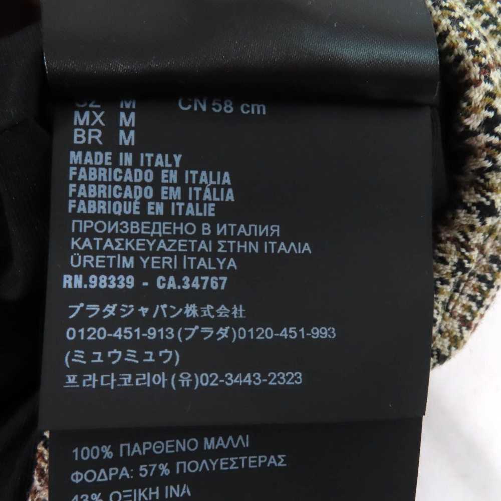 Miu Miu Miu Miu Miu Miu Glen check pattern Beret … - image 8