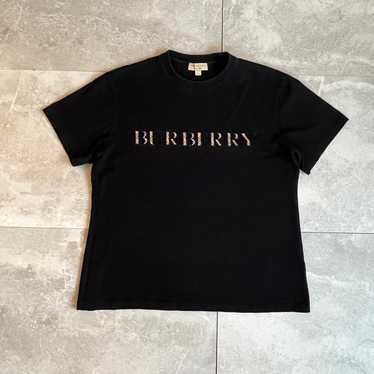 BURBERRY☆ロゴポイント Tシャツ L BLACK MENS Burberry logo-print Cotton T-shirt | Black | FARFETCH