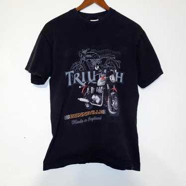 トップス 90s TRIUMPH vintage tee Vintage 80s 90s Triumph Motorcycles Racing T Shirt Great