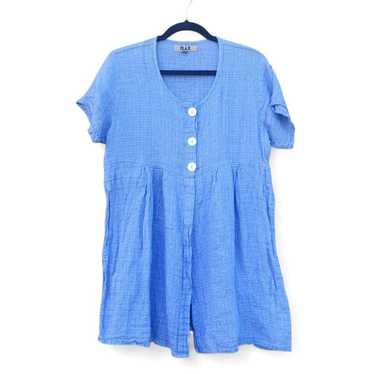 トップス FLAX by Jaenne Engelhart linen shirt Vintage FLAX by Jeanne Engelhart Shirt Size Petite Striped