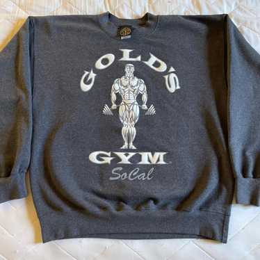 GOLD'S GYM クロップドスウェット L MADE IN U.S.A. Golds gym crewneck size - Gem