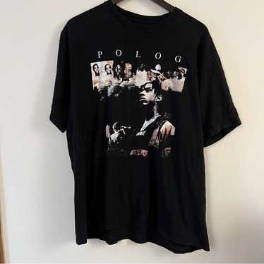 ☆POLO G 直筆サイン入りアルバム&Tシャツセット　hiphop US Polo G Tshirt Men's Medium Black Graphic Print Rap Hip Hop