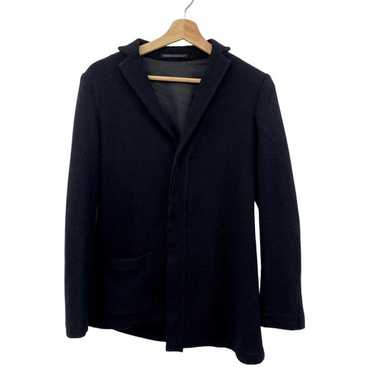 ジャケット・アウター Yohji Yamamoto Wool Tailored Jacket WOOL GABARDINE ASYMMETRY LAPEL JACKET – THE SHOP YOHJI YAMAMOTO