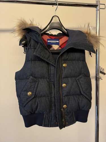 BURBERRY BLUE LABEL ダウンベスト 38 バーバリーブルーレーベル ダウンベスト 38