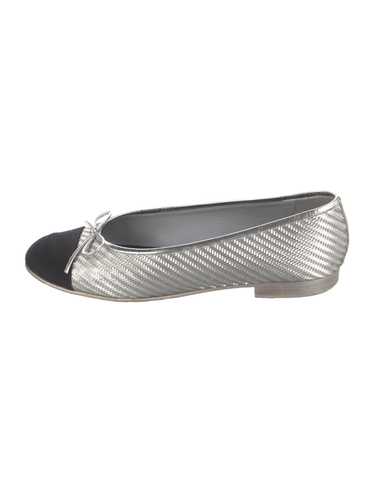 Chanel ballet flat silver - Gem