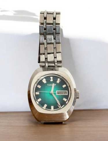時計 1970s CITIZEN COSMOSTAR V2 automatic Citizen CosmoStar V2 In Blue Automatic Watch | WatchYourTime