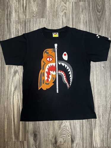 A BATHING APE（エイプ）WGM TIGER SHARK TEE Tシャツ 黒 M BAPE Black WGM Edition Shark T-Shirt A Bathing Ape