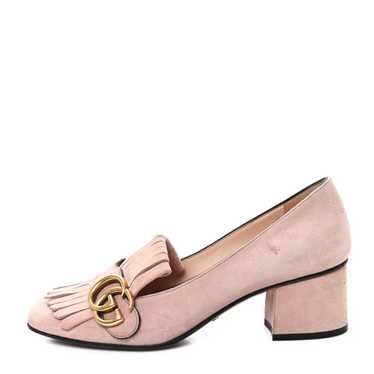 GUCCI マーモント パンプス フリンジ 37 GUCCI グッチ パンプス フリンジ マーモント ハイヒール/パンプス