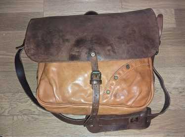 Rrl leather mail bag - Gem