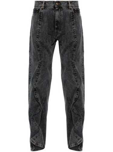 デニム・ジーパン Y PROJECT Women Denim Pants 107PA002EVERGREENBLACK Black Y project dark denim - Gem