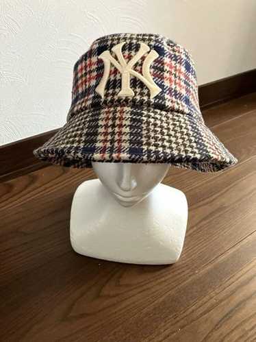 最終　未使用GUCCI×NEWYORK YANKEESステッチハット ピンク L GUCCI(グッチ) ハット782385 782385 ピンク サイズ M(57cm