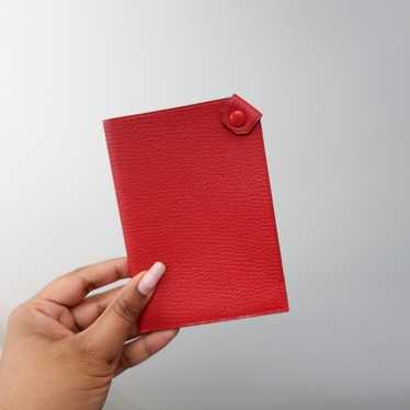 HERMES マルチケース　HERMES passport case HERMES Tarmac Passport Case Epsom Leather Mauve Pale Pink