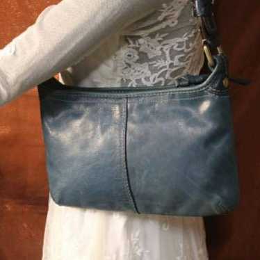 バッグ Vintage Coach Baguette Small Bag Blue s-l400.jpg