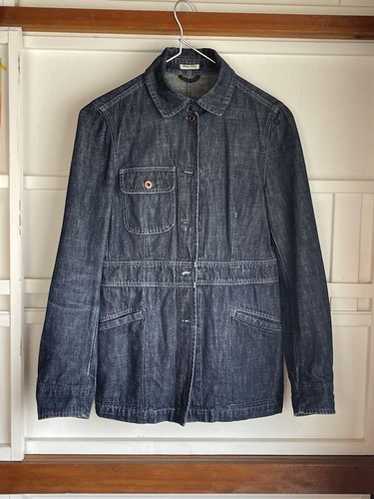 ジャケット・アウター miu miu 90s Archive Western Denim ミュウ ミュウ(Miu Miu)ミュウ ミュウ デニムジャケット 衣料品