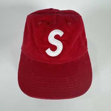 Supreme Corduroy S Logo 6-Panel レッド 24aw Supreme Corduroy S Logo 6-Panel (FW24) - $58