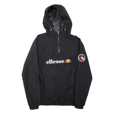 ellesse - 美品 ellesse アノラックパーカー スノーセットアップ 刺繍ロゴ ボルドー 希少レトロ古着！ellesseでかロゴワッペン刺繍裏ボアベンチ