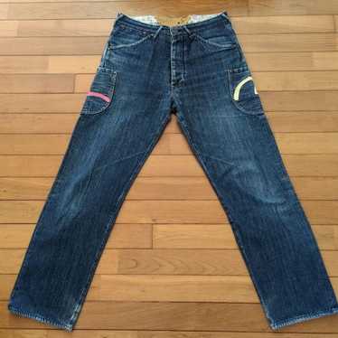 サイズ36 水色 破格 リペイント 大黒 虎耳 カスタム エヴィス エビス 2025年最新】evisu 36の人気アイテム - メルカリ