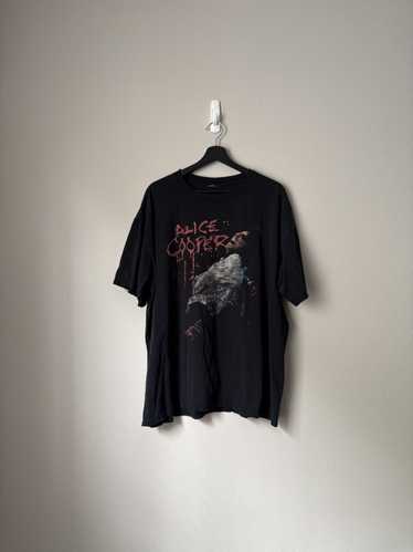 未使用 Alice Cooper ロックツアー 両面 バンT 1999or98年 ALICE COOPER】ロックTシャツ メンズ バンドTシャツ メンズ