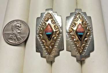VINTAGE NAVAJO STERLING TE刻印　Ted Etsitty ナバホ族 Ted Etsitty スリーピングビューティー ターコイズ