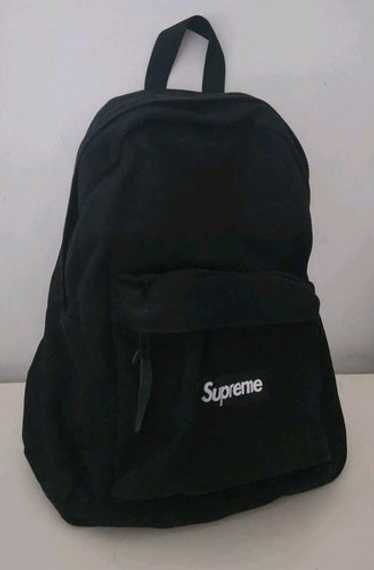 カイ爽シュプリーム 2020AW CANVAS BACKPACK ブラック Supreme Canvas Backpack (FW20) - $110