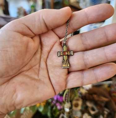 Ayala bar cross pendant - Gem