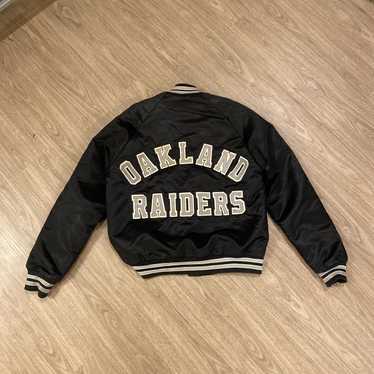 80s 90s USA製 NFL RAIDERSレイダース Chalk line 🚨🔥Vintage 80s Chalk Line L Oakland Raiders Wool Varsity