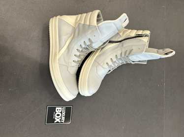 Rick Owens ホワイト Hollywood Mega Geobasket スニーカー Off-White Hollywood Mega Geobasket Sneakers by Rick Owens on