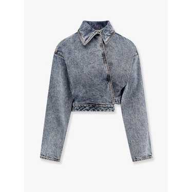 【アライア】 Jackets - Denim Jackets ジャケット ALAÏA BLUE DENIM SPIRAL JACKET |ALAÏA US