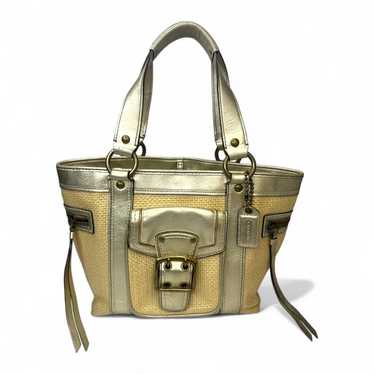 バッグ Coach Legacy Buckle Straw Shoulder Bag Coach Legacy Buckle Straw Shoulder Bag Coach Legacy Straw