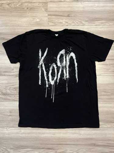 アメリカ KORN ヴィンテージTシャツ Lサイズ USA 古着 00S KORN アンタッチャブルズ ヴィンテージ ロックT