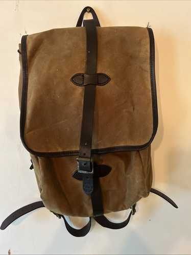 美品 FILSON TIN Cloth Back pack ワックス付 Filson tin cloth backpack - Gem