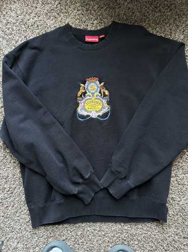 トップス [Supreme] Oval Crest Crewneck Navy (L) Supreme Crest Crewneck (SS23) - $158