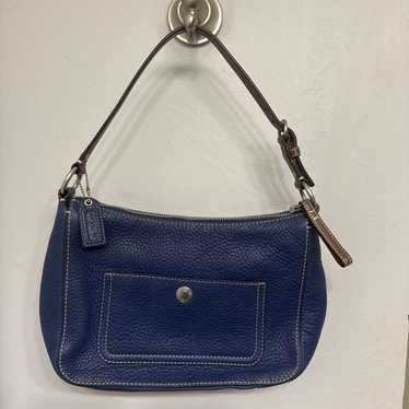 美品 1377 Vintage COACH ショルダーバッグ 4157 ネイビー 美品 1377 Vintage COACH ショルダーバッグ 4157 ネイビー
