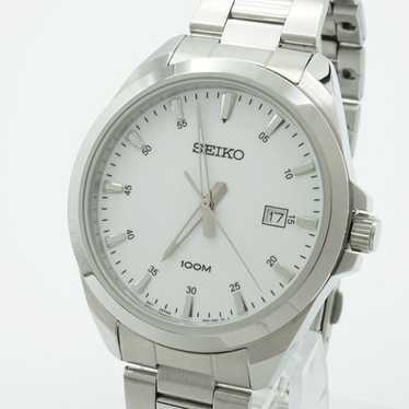 時計 SEIKO 6N42-0080  DATE MENS QUARTZ WATCH SEIKO 6N42-00G0 Gold-Tone Bracelet white Dial Stainless