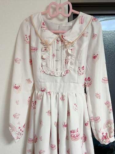 LIZ LISA × マイメロ LIZMELO レディース ワンピース 花柄 L LIZ LISA × マイメロ LIZMELO レディース ワンピース 花柄 L