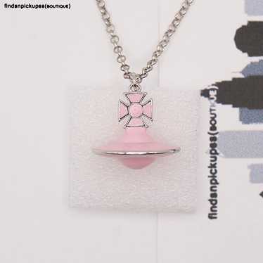 Vivienne Westwood シルバートーン サターンデザインネックレス Saturn Necklace Vivienne Westwood - Etsy