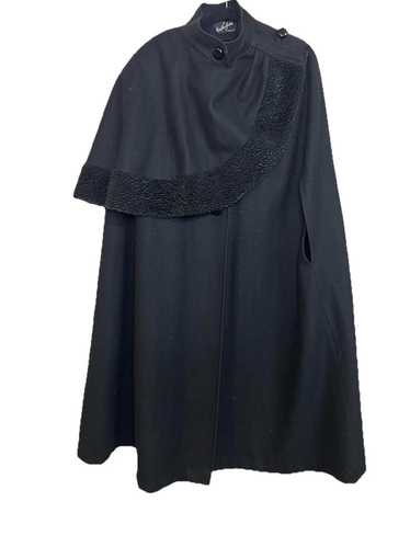 1980s vintage wool cape - Gem